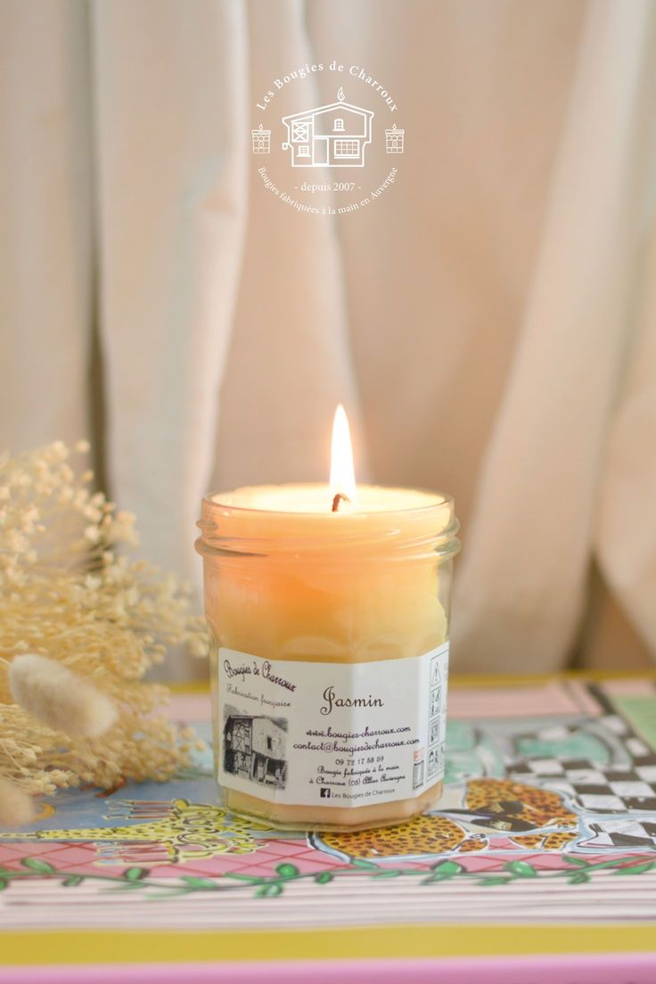 Bougie parfumée jasmin de Grasse
